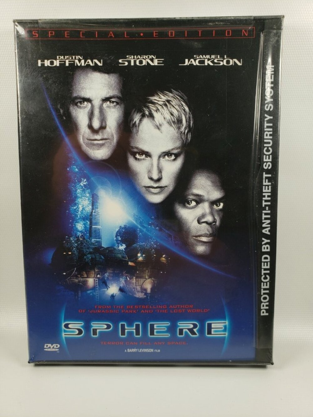 Sphere DVD Dustin Hoffman, Sharon Stone, Samual L Jackson. New, Sealed.